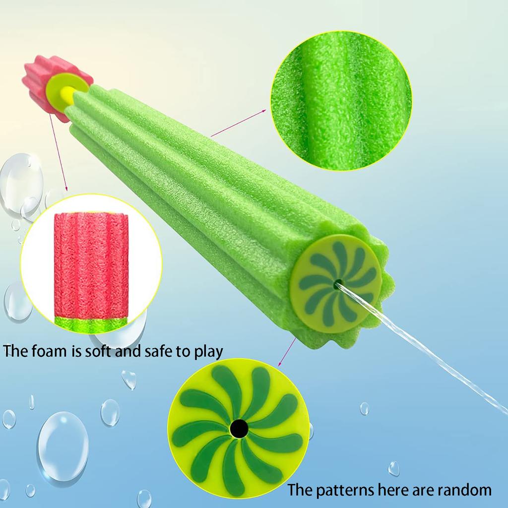 Plum Schaum Wasserpistole EVA Wasserpistole Pull Typ Outdoor Strand Wasserspielzeug Kinder Show Wasserpistole Hand Pull Sommer Farbe zufällig