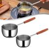 Thickened Oil Splashing Small Pot Stainless Steel Oil Pouring Spoon Mini Butter Warmer  Soup