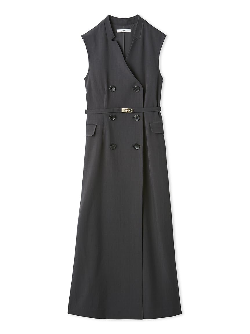 Платье-жилет Snidel с переливами SWFO254175GRY0