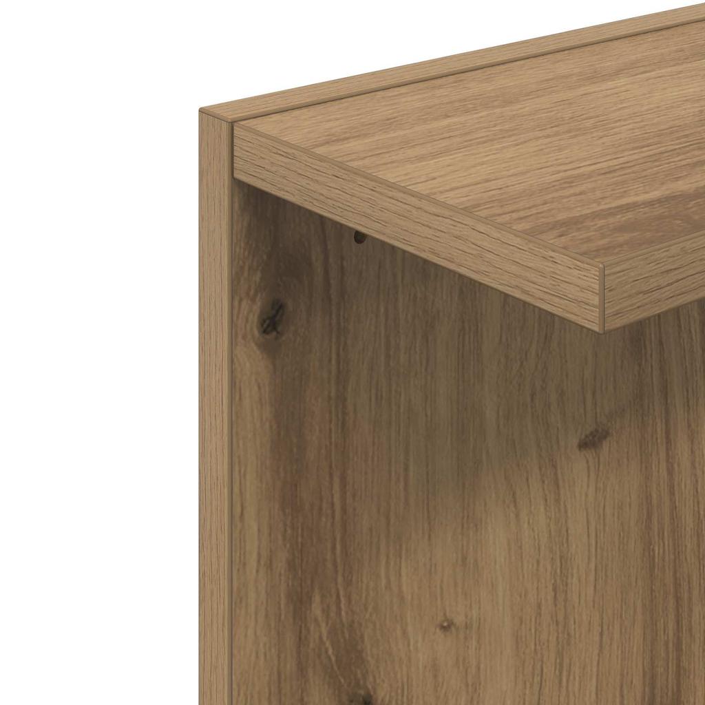 Wall Shelf 2 pcs Artisan Oak 22 x 15 x 100 cm Engineered Wood