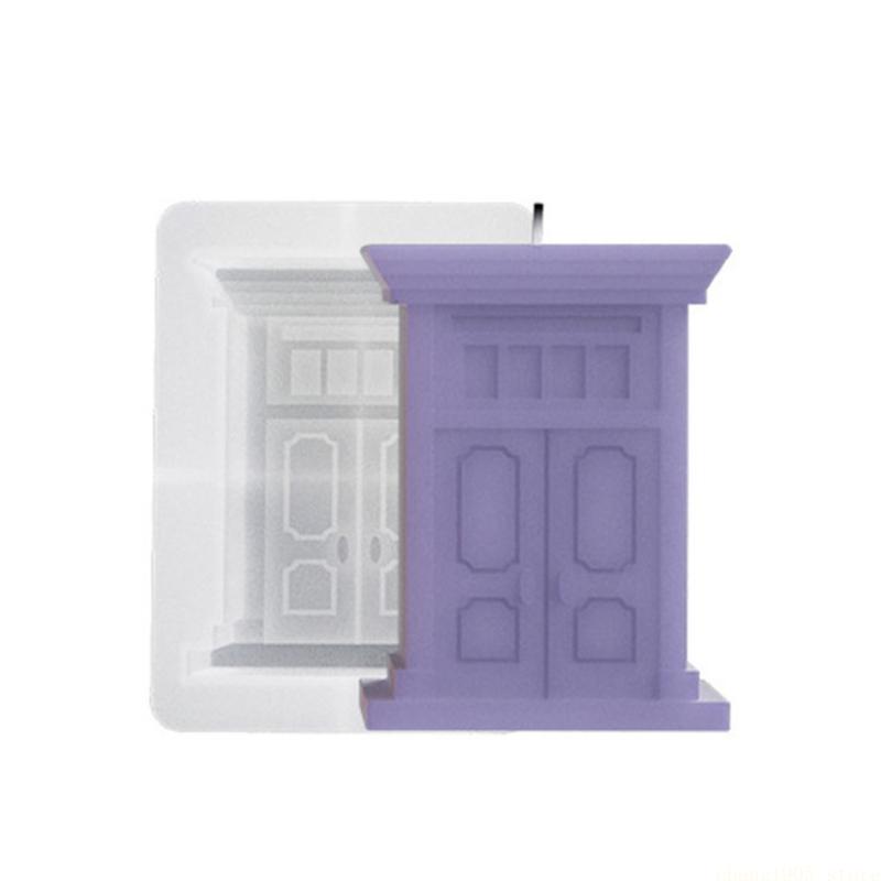 QX2E House Silicone Moulds Epoxys Resin Mould Molds DIY Castings Molds