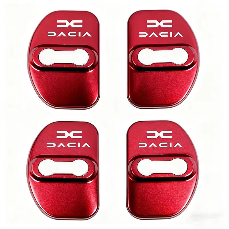 Acier Inoxydable 4 Pièces Style Voiture Boucle de Verrouillage de Porte Cache Protecteur Pour Dacia Bigster Spring Duster Sandero Jogger Dokker Lodgy