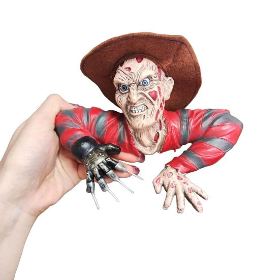 Zombie In A Crawling Position Horror Crawling Zombie Statue Halloween Resin Sculpture for Indoor Outdoor Garden Lawn Decor