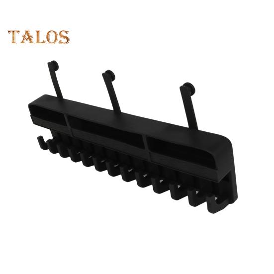 

Держатель для наращивания волос, стойка для хранения париков, многоцелевая, простая в установке, настенная вешалка для нескольких париков, органайзер для хранения чёрный