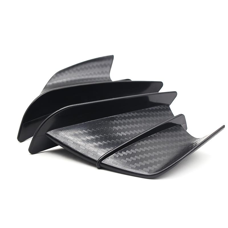 2X Universal Motorcycle Winglet Aerodynamic Spoiler Wing with Adhesive For Yamaha Suzuki Kawasaki Motorcycle Decoration Sticker
