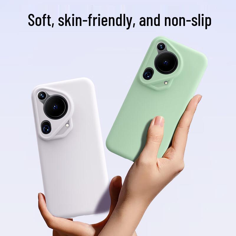 Zhilangni Huawei Pura Series Liquid Silicone Lens Protection Case