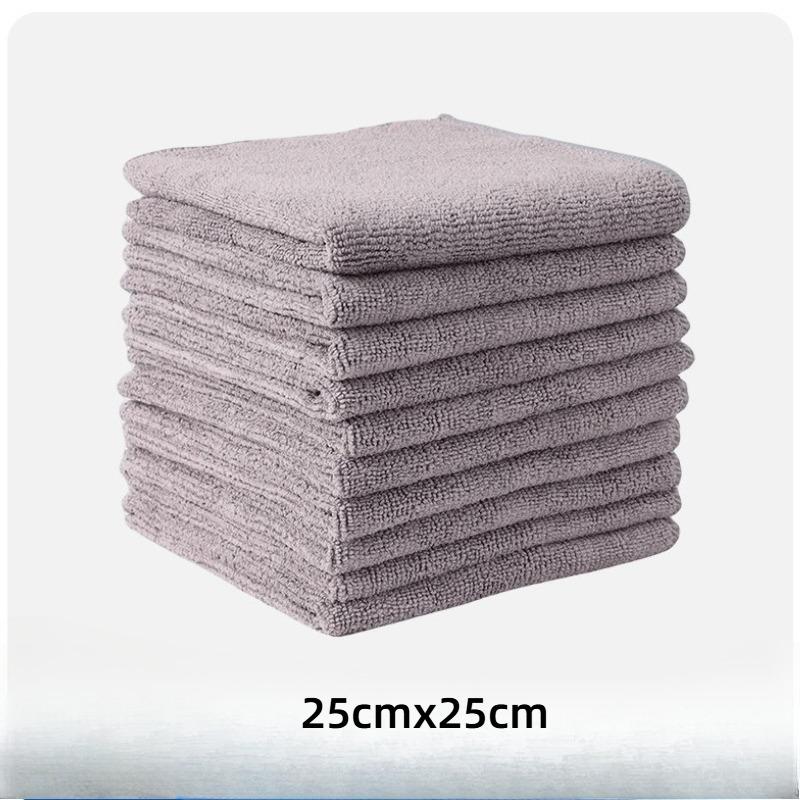 5pcs Microfiber Cleaning Car Was Cloth Dishwashing Cloth Household Rag Kitchen Bathroom Cleaning Towel Durable Absorbent Towel