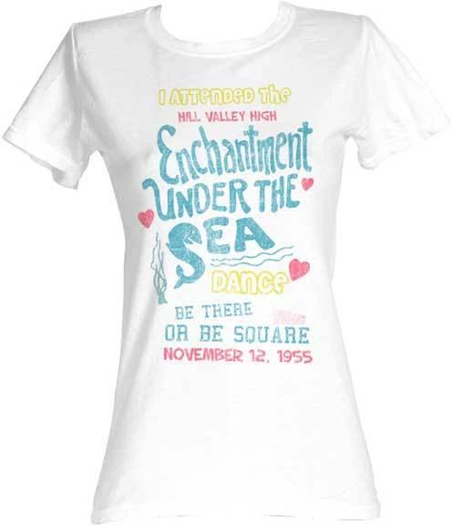 Back To The Future Movie Enchantment Under The Sea Dance Womans Fitted T Shirt S