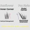 New Chinese style False Eyelashes Full Strip Fake Eyelash 3D Faux Mink Lash  Eye Lash Extension