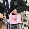 Personality funny phone small bag 2025 Mori girl fashion rivet design ins portable chain messenger bag