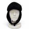 Pristine CHANEL Knit cap COCO Mark Chapka Hat Trapper Hat Flight Hat cashmere Used