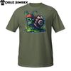 Zombie Snail T-Shirt | Slime Skull Shell Crawler | Creepy Horror Tee