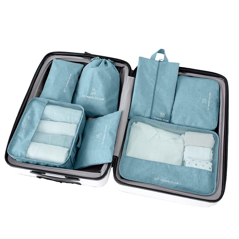 Travel Organizer Set With Waterproof Oxford Fabric For Luggage And Packing
