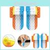Große Pop It Hausschuhe Push Bubble Fidget Spielzeug Bequem Stressabbau Sensorisch
