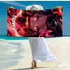 Custom Name Ultra-Soft Beach Towel with Demon Slayer Theme,Ideal for Pool - Camping, Diving - Perfect Travel Essential, Vibrant Beach Towel.