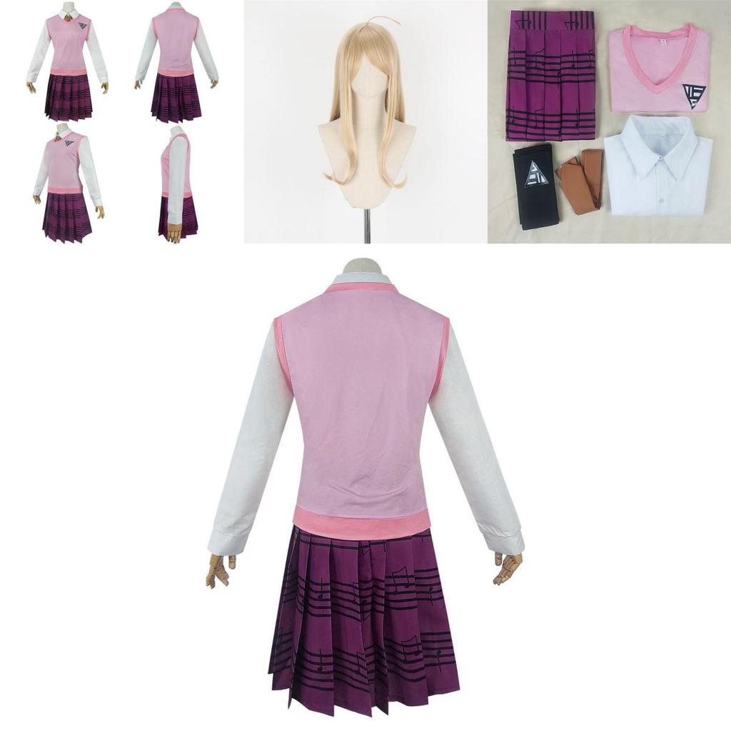 Stylish Danganronpa V3 Akamatsu Kaede Cosplay Costume Full Set For Fashionable Fans