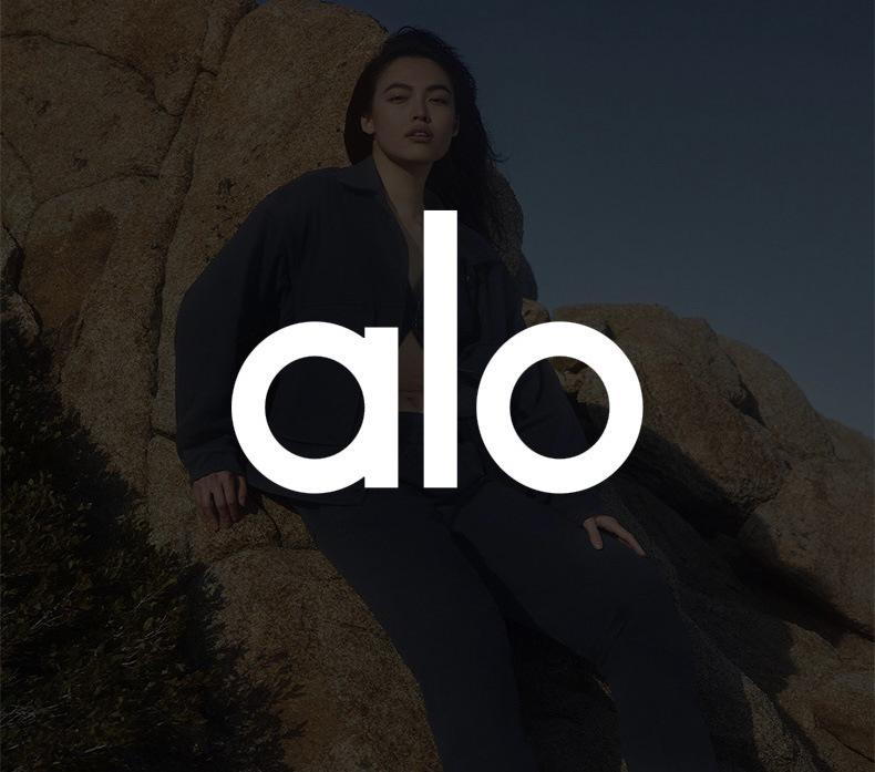 Alo Damen Stoßfester Yoga Sport-BH - Schöner Rücken Pilates Fitness-West