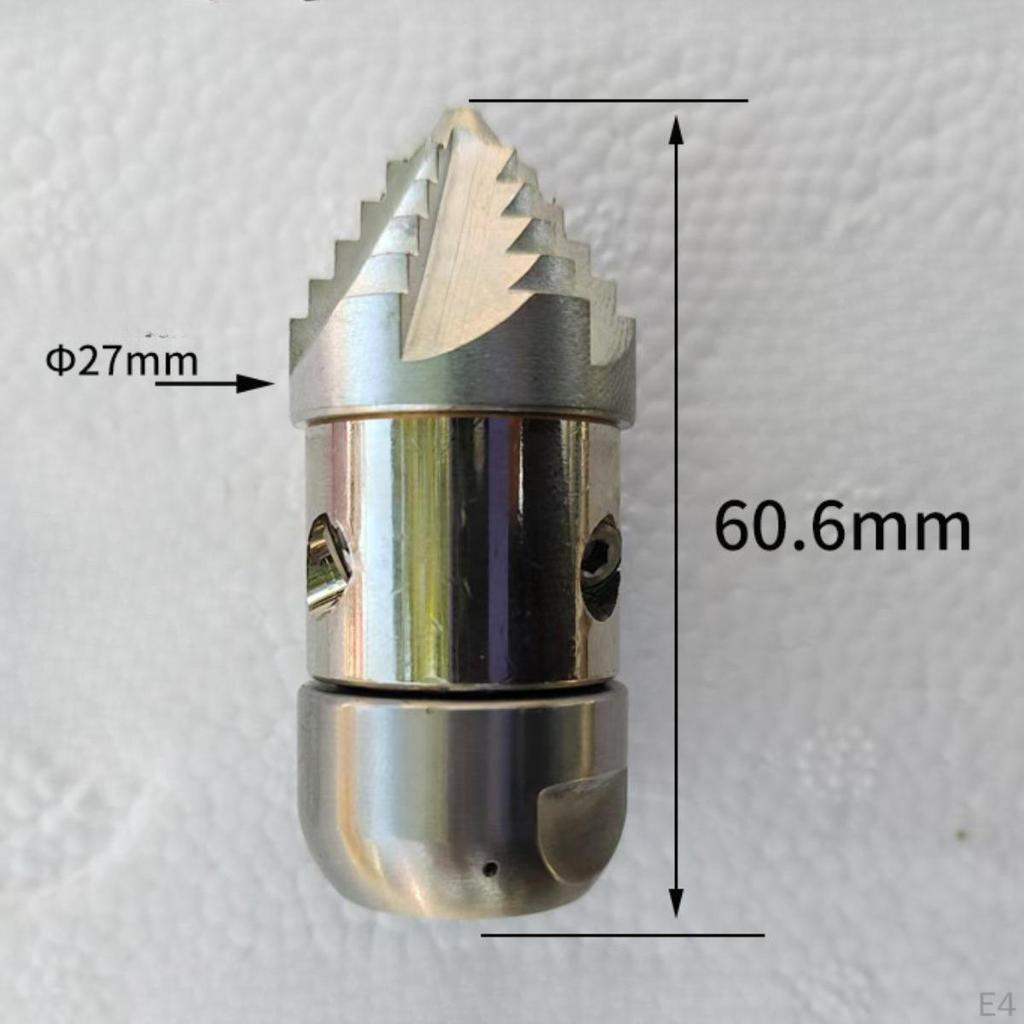 3/8 NPT Kanalreinigungsdüse für kommunale Reinigung Multifunktionale Rohrleitungsbaggerung Schnell rotierender Schlauch