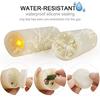 LED Votive Candle Lights Simulated Wax Finish Waterproof Remote Control Romantic Wedding & Graduation Home Decoration