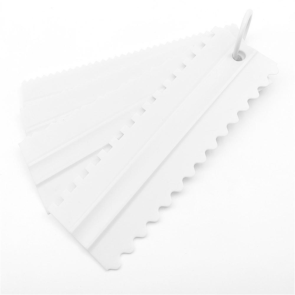 

Кремовая лопатка PP Кремовая расческа для разглаживания кондитерских изделий, кондитерская глазурь, лопатка DIY Инструменты для выпечки, аксессуары для выпечки, инструменты для украшения тортов, расческа