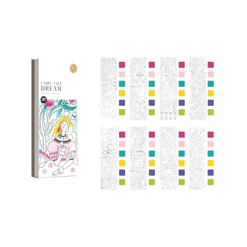 Reusable Water Drawing Book For Kids Safe Materials Disappears Dry Fantasy Themes Portable Designs