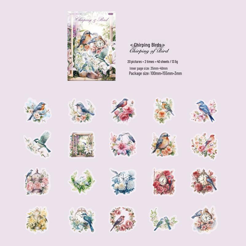 Forest Ranch Series Cute Cartoon Sticker Pack for DIY Phone Case Decoration
