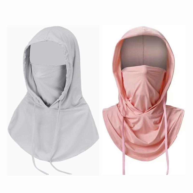 1/2pcs Balaclava Men Women Face Mask Sun/UV Protection Breathable Long Neck Covers for Cycling Motorcycle Fishing