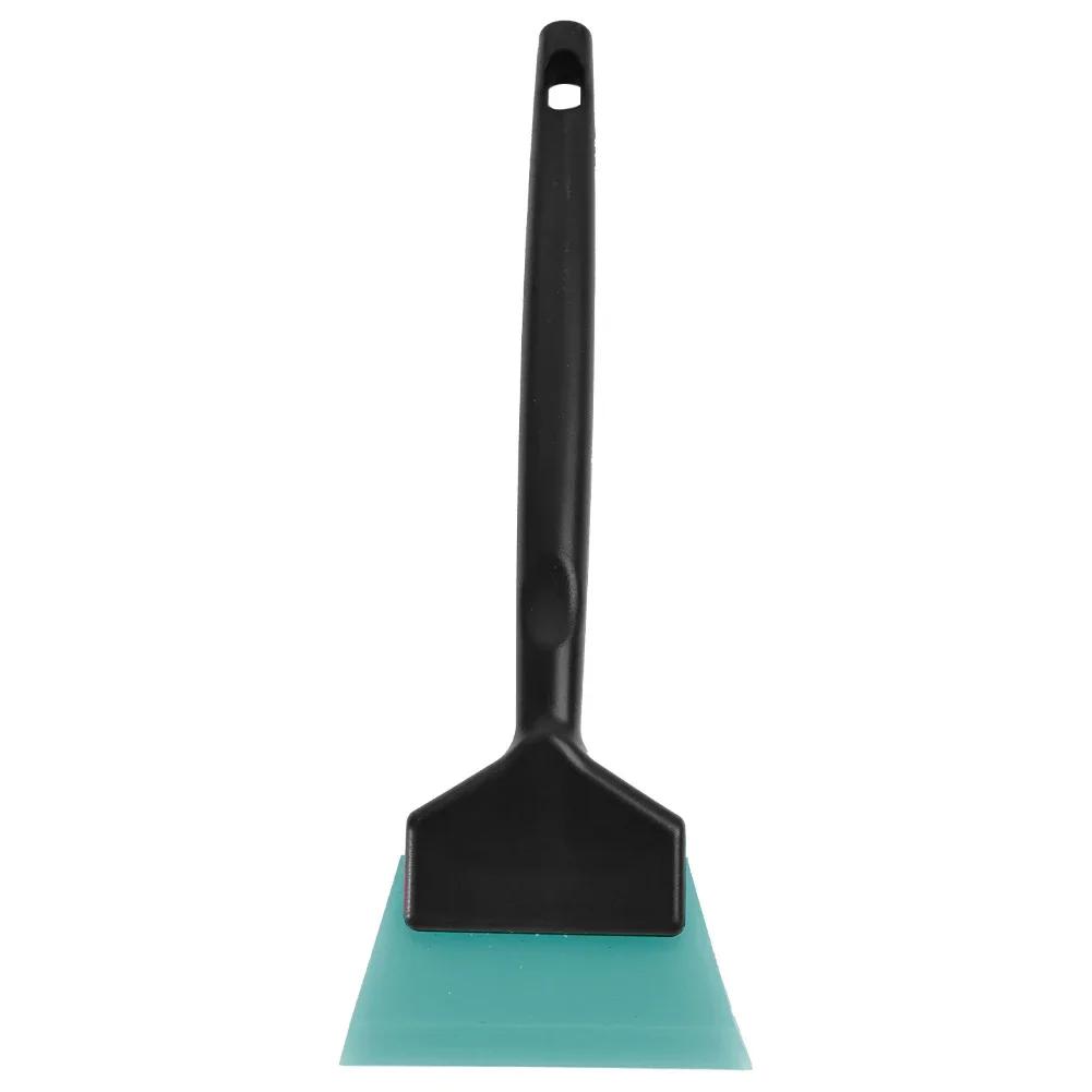 Long Plastic Handle Anti-Slip Car Tint Squeegee Replaceable Soft Rubber Blade PPF Scraper Window Water Cleaning Remover