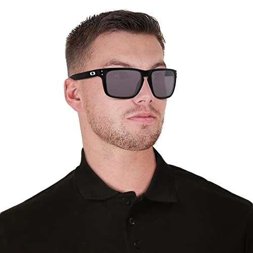 Oakley OO9417 HOLBROOK sunglasses, Matte Black with Prizm Grey lens, XL.