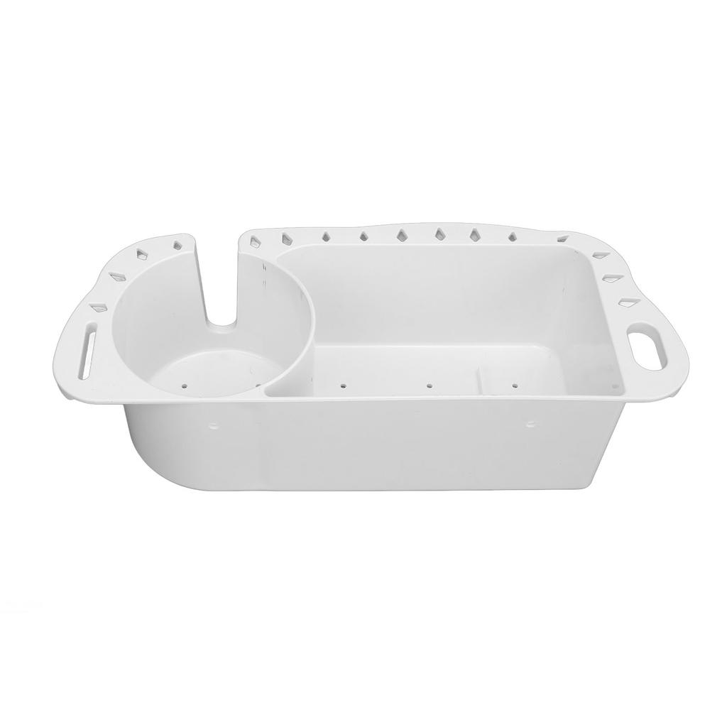 Yacht Functional Storage Boxes Convenient Multifunctional Fishing Tackle Versatile Tool Organizer for Boats White
