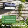 Dailu Anti-theft Solar Lights Outdoor 2000Lm IP65 Water Solar Motion Sensor Security Lights with Wide Angle for Patio Garden
