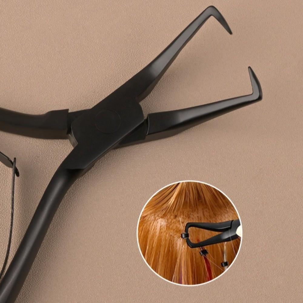 Anti-slip Stainless Steel Pliers Microlink Bead Remover Clamp for Opening Micro Ring Beads
