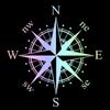 Car Stickers Universal Navigation Compass Car Stickers Vinyl Decal Motorcycle Decoration Auto Exterior Accessories