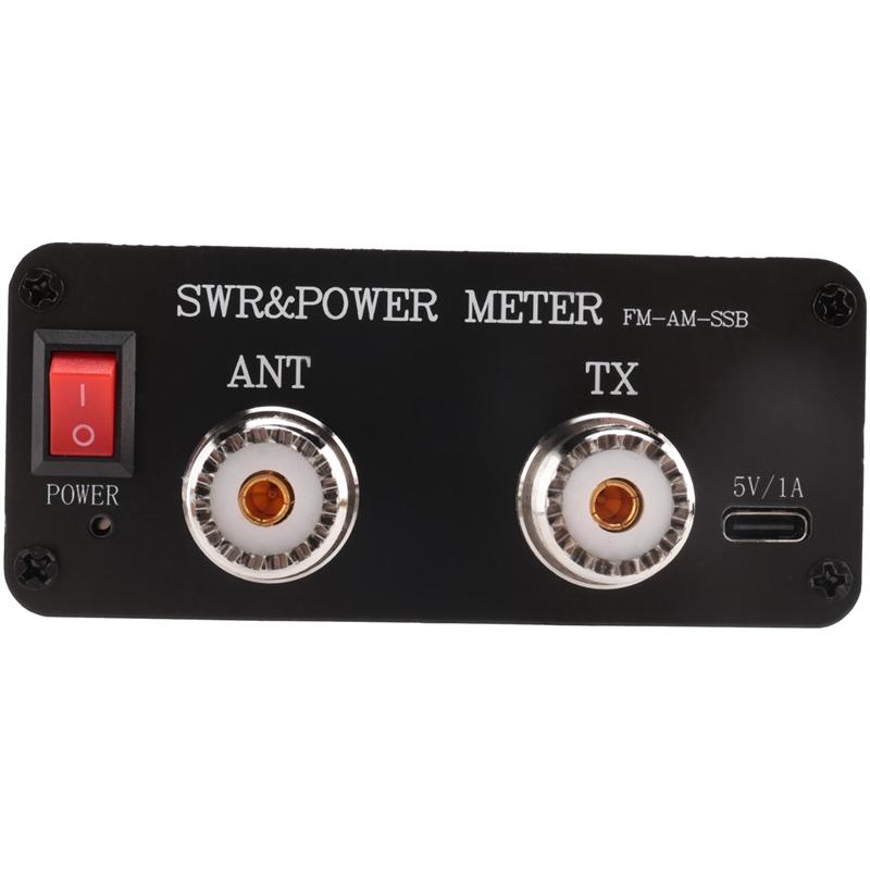 AD23-CQV-SWR120 120W Digital Power Standing Wave Meter 240 X 240 Full Color HD Display SWR Meter SWR Meter