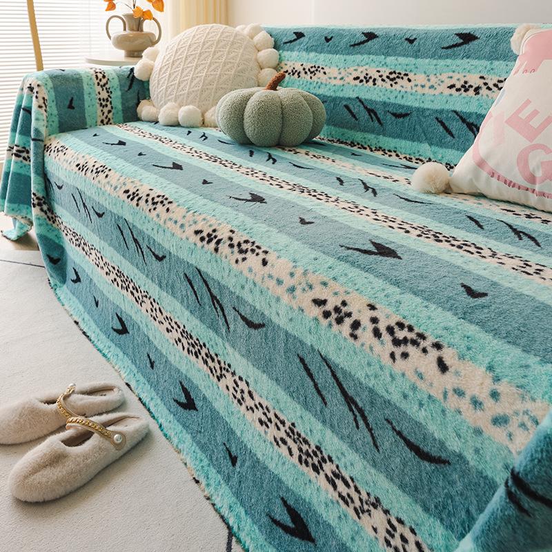 EIFLOY-Bohemia Sofa Towel Cover Blanket, 3 Seater, Thick, Universal Couch Slipcover,  Armchair Furniture Protector, Anti Scratch