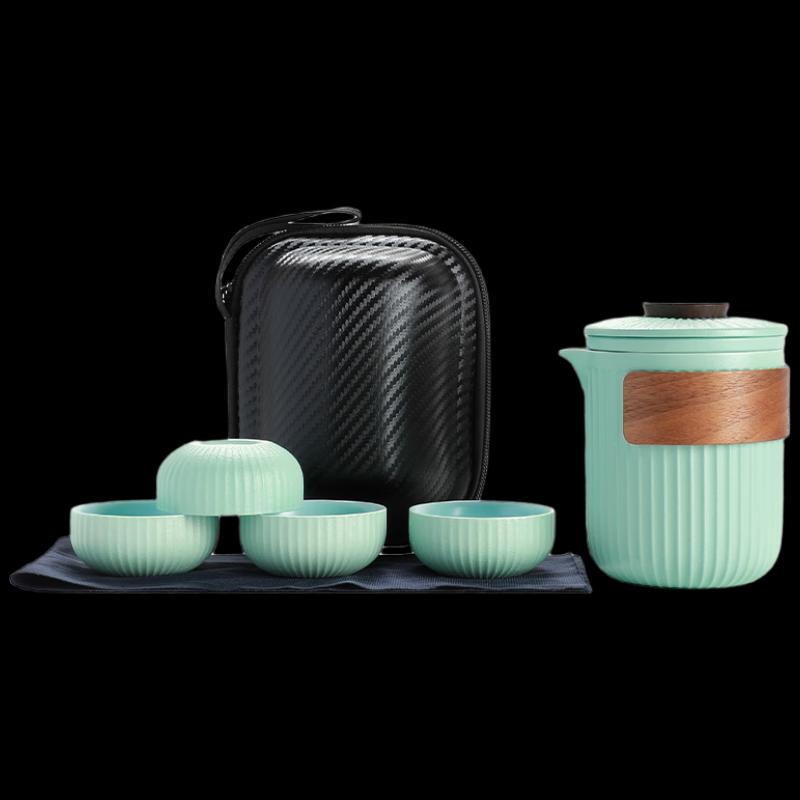 Portable Chinese Ceramic Travel Tea Set