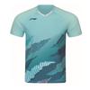 Li Ning Badminton Competition Collection Badminton Jersey Unisex Ice Refreshing Blue AAYW039-5