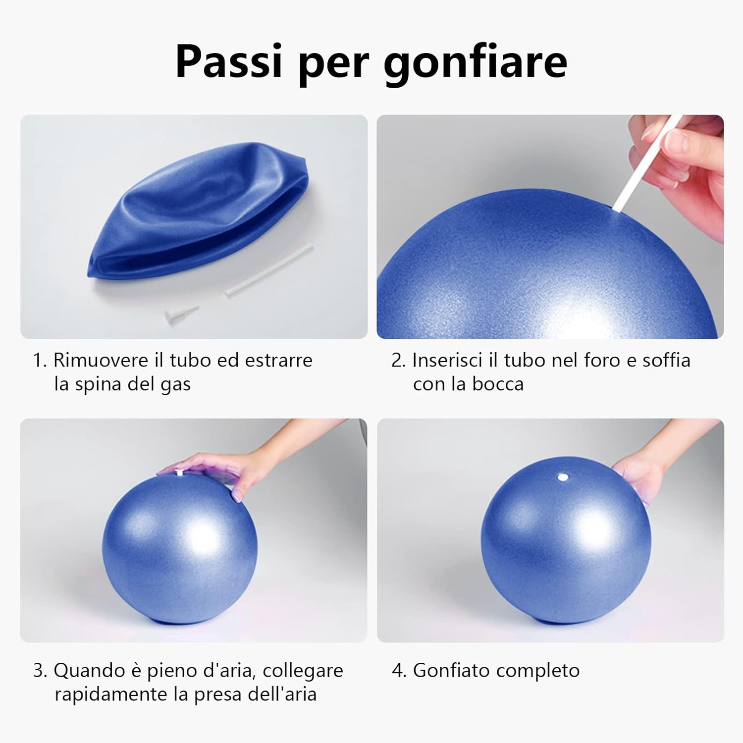 KYYLZ 2 PCS Yoga Pilates Palla Da Esercizio Mini,Palle Da Ginnastica Yoga Fitness Ballpalla Pilates Piccola Ginnasticaper Esercizi Addominali E Spalla Esercizi Di Riabilitazione 0