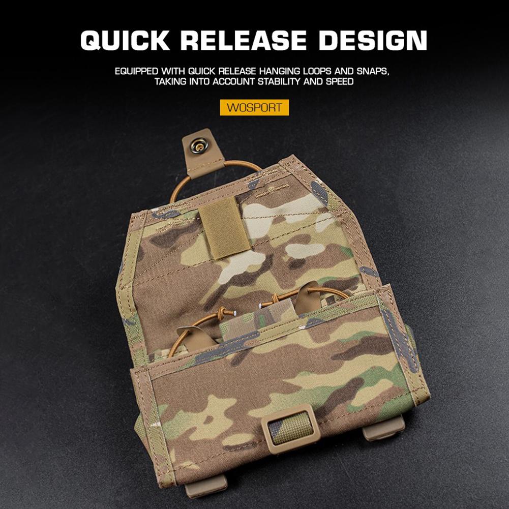 Tactical Phone Case Built-in Plastic Strips Phone Pouch Holder Hook-and-Loop Tactical Vest Phone Holder Hunting Vest Accessories