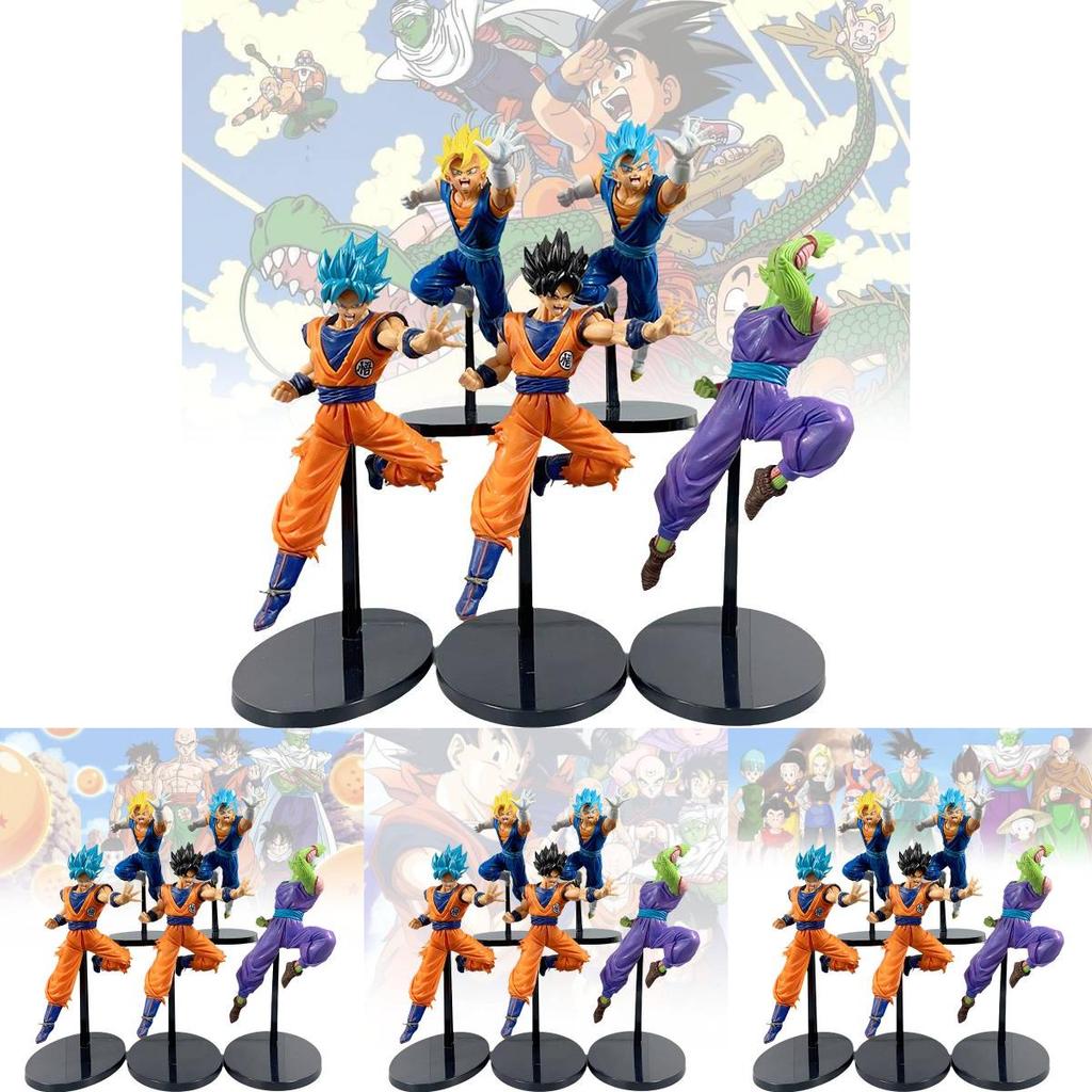 Impressive Dragon Ball Super Saiyan Goku And Gohan Pvc Statues For Anime Enthusiasts