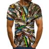 Men Leisure 3D Printing T Shirt Funny Fish Print Tees Men/Women T-shirt Hip Hop Streetwear Oversized Harajuku Tops