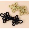6 Pcs Gold Wire Chinese Cheongsam Button Dragonfly Knot Fastener Closures.