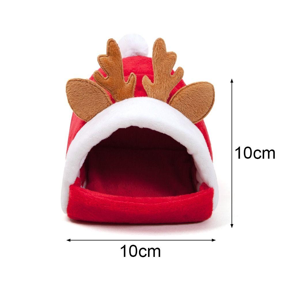 Hamster Warmes Baumwollnest Überwinterungskäfige Haustierbett Kleintiernester Hamsterhaus Haustierzubehör