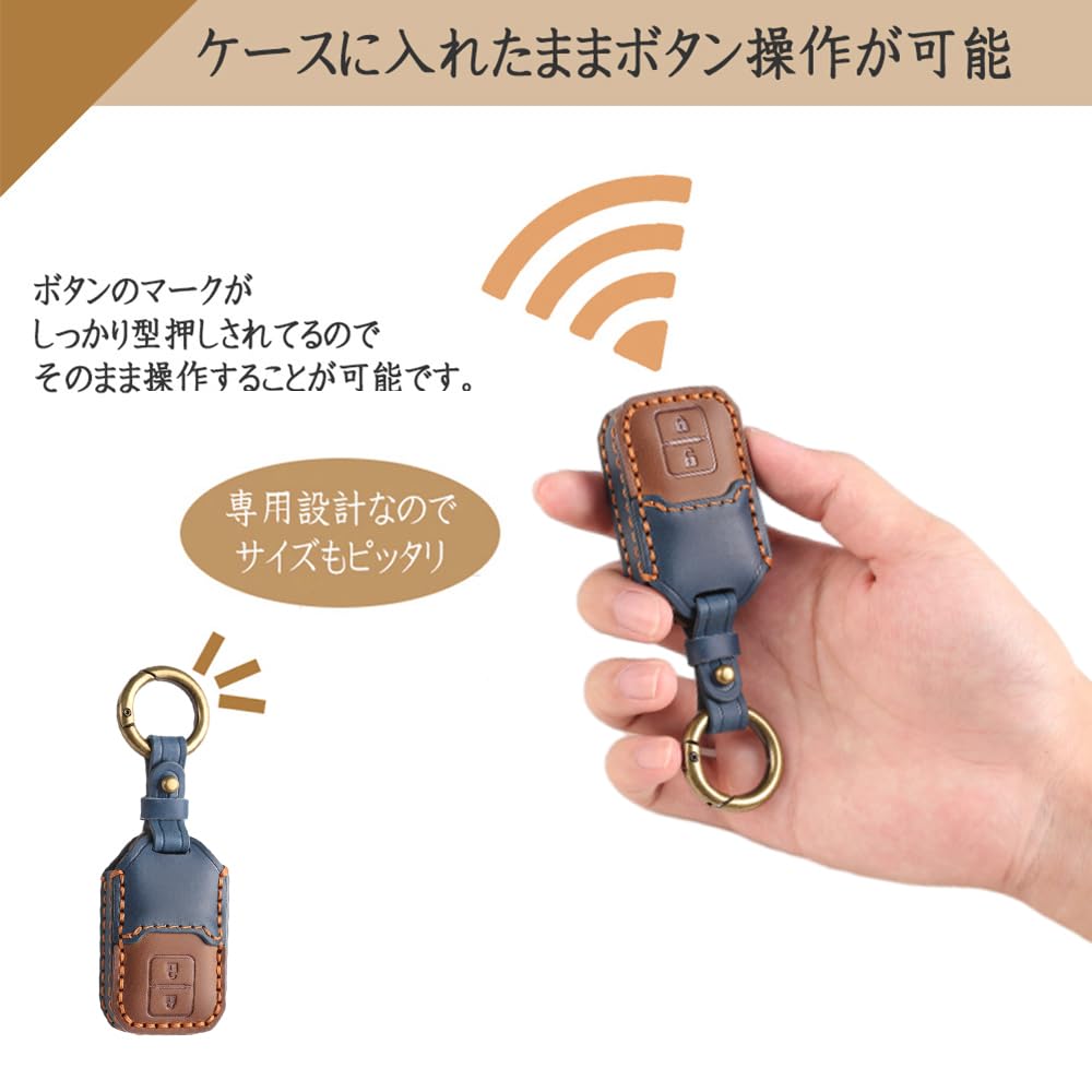 KOKATO Suzuki Spacia Spacia Custom Jimny Hustler Solio Bandit Crosby Genuine Leather Smart Key