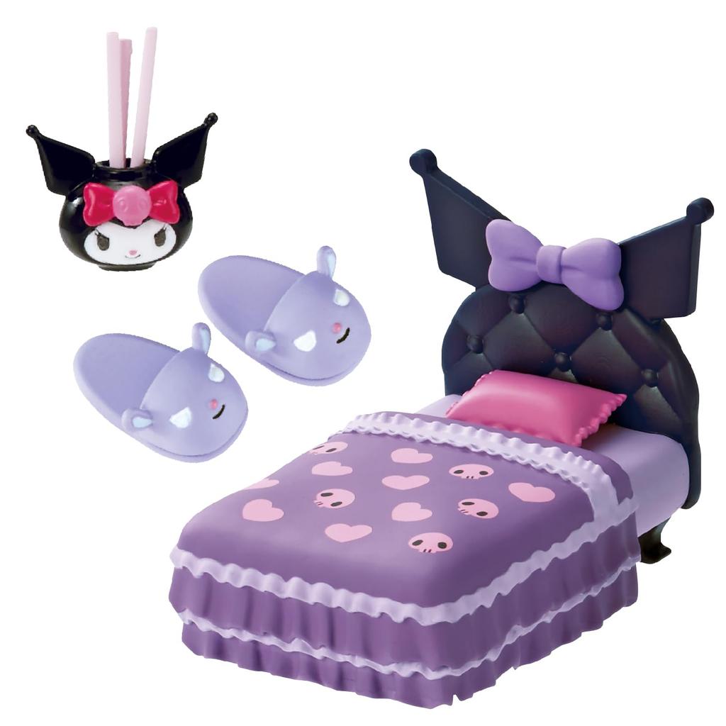 Rement Sanrio Gothic Room 1BOX Environ H115 x L70 x P50mm Fabriqué en PVC ABS de Kuromi,
