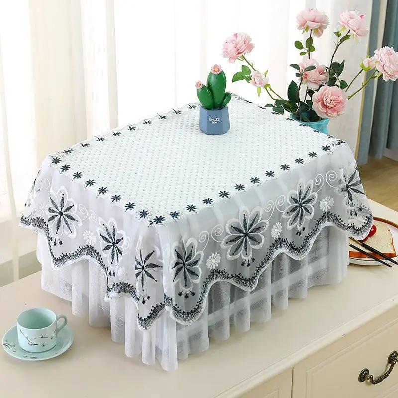 Microwave Oven Covers All Inclusive Lace Decorative Dust Cover Household Kitchen Oil-proof Antifouling Refrigerator Universal