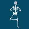 Halloween Skeleton Luminous Scary Hanging Prop Horror Outdoor Wall Party Decoration