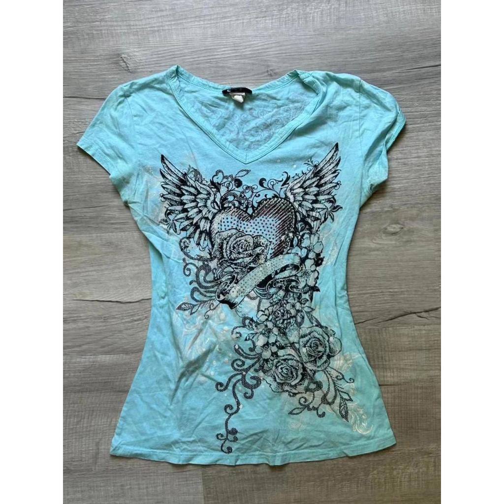 TrendHub Women's Subculture Vintage Purple Print T-Shirt Summer Y2k American Retro Slim Tees Casual Harajuku Grunge Fashion Tops New