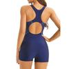 2026 Blue Vintage Racing One Piece Swimuit Women Slim Sporty Swimwear Female Bathers Bathing Swimming Swim Suit Beachwear XXL