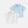 2026 New Summer Boys T-Shirt Kids All Over Print Polo Shirt Baby Short Sleeve Top